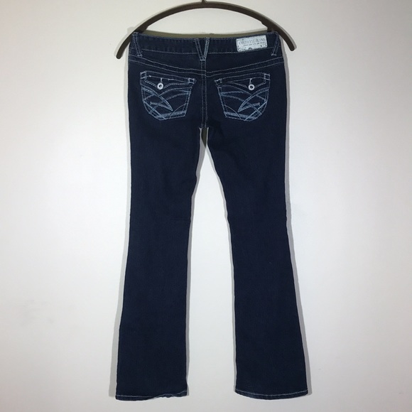 Amethyst Jeans, Juniors size 3, dark wash indigo - Picture 2 of 7